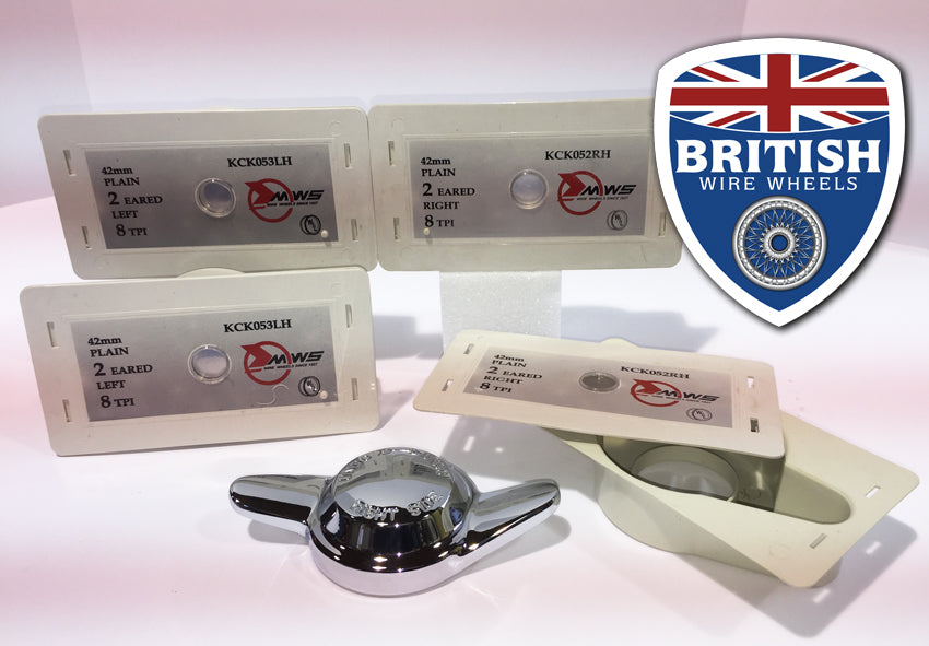 Dayton Dunlop MWS 42mm Wire Wheel Knockoff Spinner